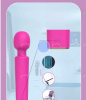 Female AV Stick Vibration 20 Frequency 8-speed Handheld Massage Stick USB Charging Foreign Trade Hot Selling Sex Products