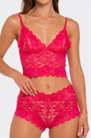2789 Eye On You 2 Piece Set (Color: Fuchsia, size: XL)