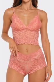2789 Eye On You 2 Piece Set (Color: Pink, size: XL)