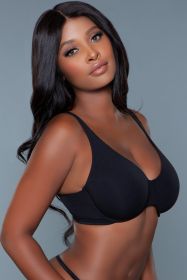 2216 Veronica Bra (Color: black, size: DD (E))