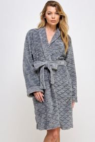 2490 Ariel Robe (Color: Slate, size: S/M)