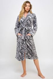 2491 Payton Robe (Color: Python, size: L/XL)