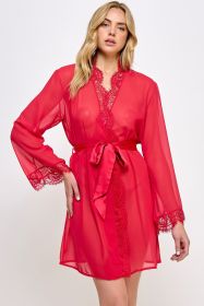 2493 Vivian Robe (Color: Red, size: L/XL)