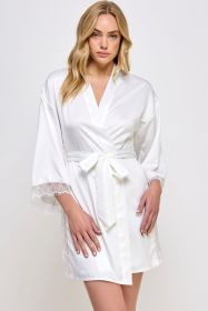 2495 Gillian Robe (Color: White, size: L/XL)