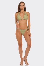 2527 Allegra Bikini Set (Color: Olive, size: M)