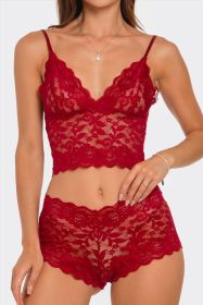 2789 Eye On You 2 Piece Set (Color: Burgundy, size: XS)