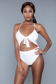 1983 Delaney Swimsuit (Color: White, size: XS)