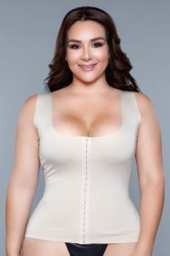 2041 Miraculous Shapewear Top (Color: Nude, size: S/M)
