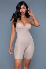 2173 Ultra Shaping Bodyshaper (Color: Nude, size: S/M)