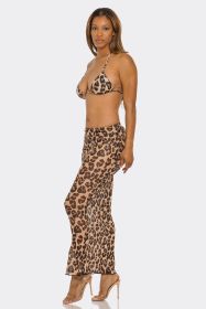 2722 Kali Leopard Bikini Set (Color: Leopard, size: XL)