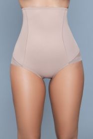 2008 Peachy Soft Shapewear Brief (Color: Nude, size: 3X/4X)