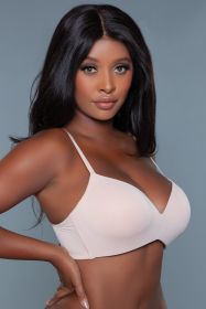 2219 Miss Me Bra (Color: Nude, size: D)