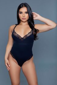 2271 Maisie Bodysuit (Color: black, size: S)