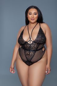 2267 Elise Bodysuit (Color: black, size: S)