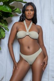 2397 Victoria Bikini Set (Color: Nude, size: S)