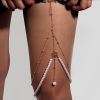 Thigh Chains for Women Gold Snake Leg Chain Boho Women's Body Chains