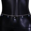 Human Piercing Devil's Eye Navel Chain