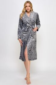 2492 Estelle Robe (Color: Slate, size: 1X/2X)