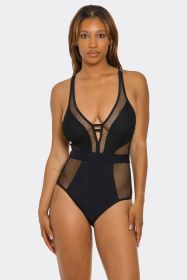 2720 Elvira Swimsuit (Color: black, size: M)