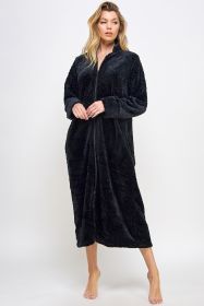 2489 Sabrina Robe (Color: black, size: 1X/2X)